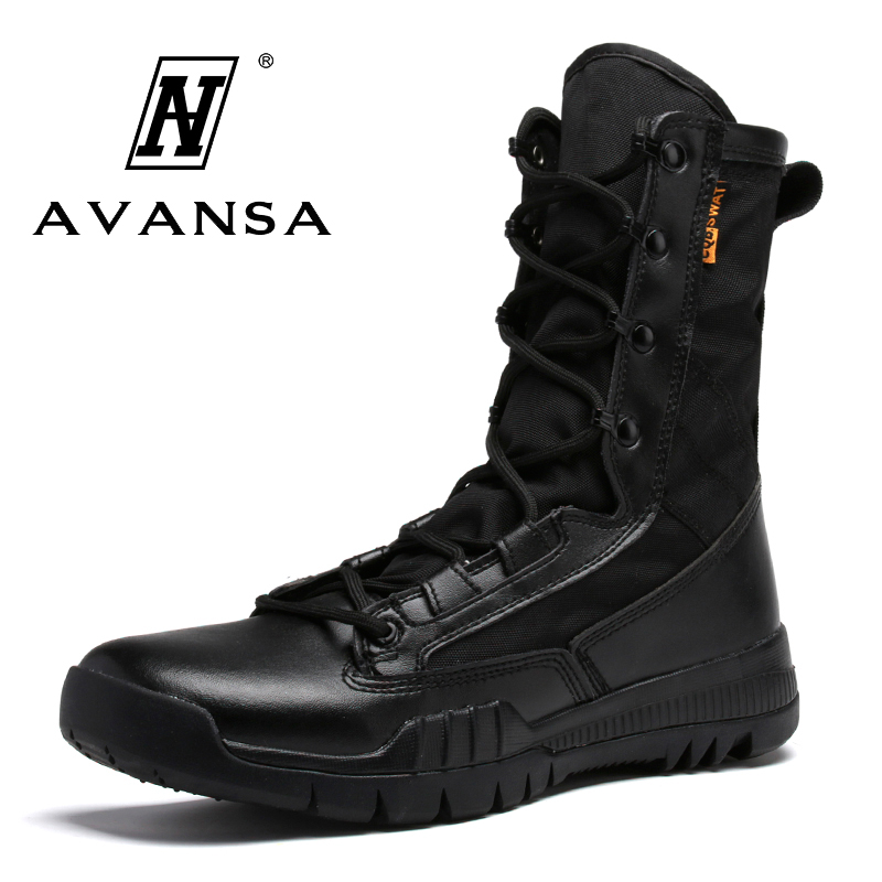 Cowhide Genuine Leather Men Outdoor Desert Boots Safety Men Shoes Super Quality Army Special Combat Male Boots, Black
Cowhide Genuine Leather Men Outdoor Desert Boots Safety Men Shoes Super Quality Army Special Combat Male Boots, Black