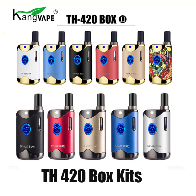 Kangvape TH-420 II Starter Kit 650mAh VV TH420 2 Vape Battery Box Mod for Thick Oil Cartridge Tank, Remark colors
Kangvape TH-420 II Starter Kit 650mAh VV TH420 2 Vape Battery Box Mod for Thick Oil Cartridge Tank, Remark colors
