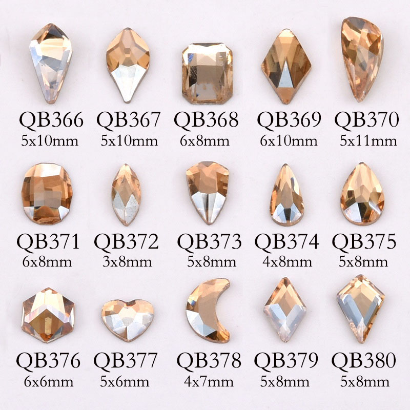 20pcs flat bottom crystal glass nail accessories Strass champagne Glass Rhinestones For 3D Nails Art Decorations Supplies Jewelr 
20pcs flat bottom crystal glass nail accessories Strass champagne Glass Rhinestones For 3D Nails Art Decorations Supplies Jewelr