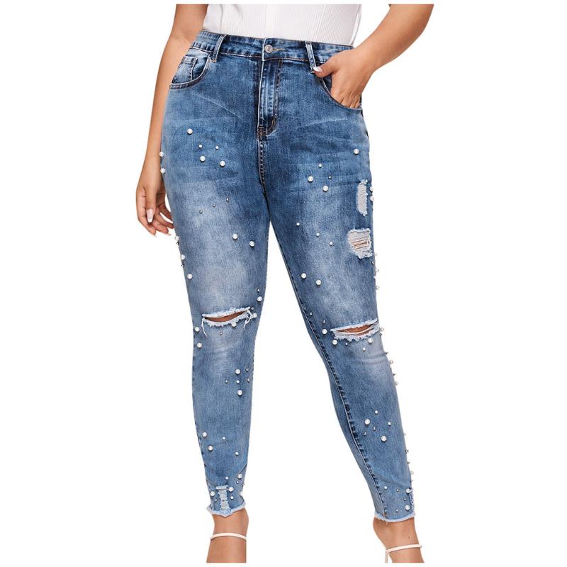 New Spring Autumn Women Blue Mid Waist Ladies Sexy Casual Ultra Stretchy Ripped Jeans Fashion Denim Trousers Pencil Skinny Jeans
New Spring Autumn Women Blue Mid Waist Ladies Sexy Casual Ultra Stretchy Ripped Jeans Fashion Denim Trousers Pencil Skinny Jeans