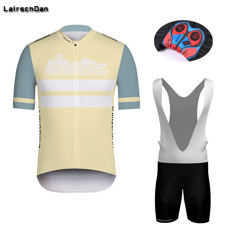 Lairschdan Men's Cycling Jersey Suit Cycling Clothing Summer Short Sleeve Set Pro Team Racing MTB Road Bike Shirt Bib Shorts Kit
Lairschdan Men's Cycling Jersey Suit Cycling Clothing Summer Short Sleeve Set Pro Team Racing MTB Road Bike Shirt Bib Shorts Kit