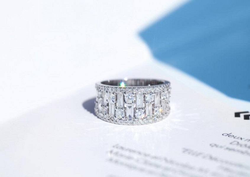 Sparkling Luxury Jewelry 925 Sterling Silver T Princess Cut White Topaz CZ Diamond Gemstones Eternity New Women Wedding Bridal Ring Gift