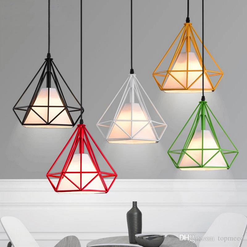 Hot Wholesale Nordic loft vintage industrial wine bar three iron art dining chandelier study diamond creative personality lamps and lanterns
Hot Wholesale Nordic loft vintage industrial wine bar three iron art dining chandelier study diamond creative personality lamps and lanterns