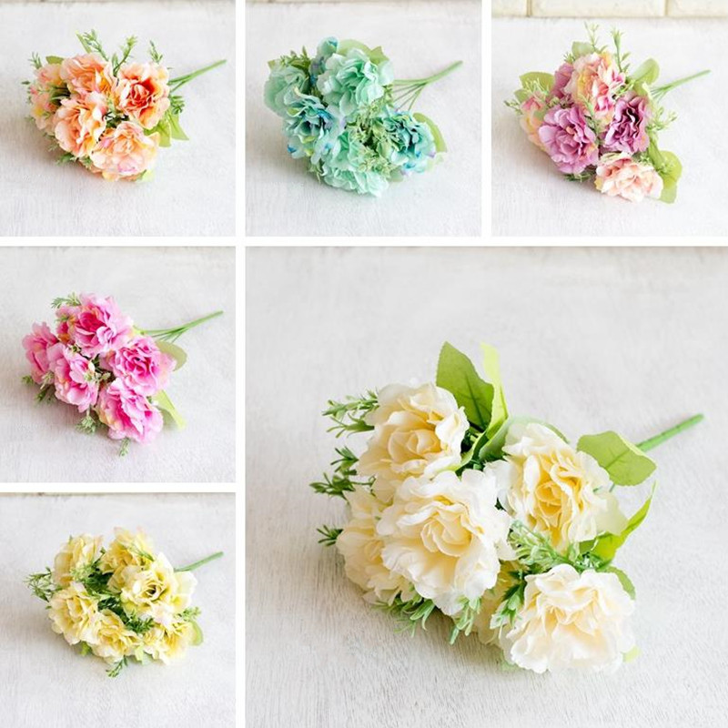 10Pcs Fake Peony (7 stems/bunch) 12.6" Length Simulation Oil Painting Peonia for Wedding Home Decorative Artificial Flowers, Blue
10Pcs Fake Peony (7 stems/bunch) 12.6" Length Simulation Oil Painting Peonia for Wedding Home Decorative Artificial Flowers, Blue