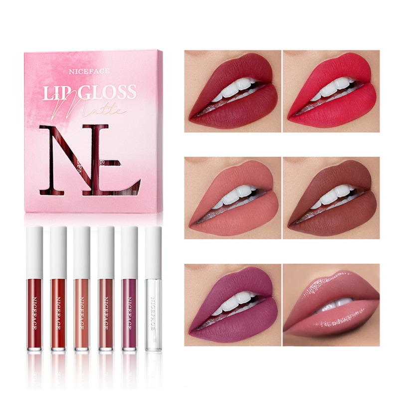 6PCS High Quality Nude Liquid Lipstick Matte Velvet Lip Gloss+ Set Moisturizing Smooth Waterproof Base Lip Gloss
6PCS High Quality Nude Liquid Lipstick Matte Velvet Lip Gloss+ Set Moisturizing Smooth Waterproof Base Lip Gloss