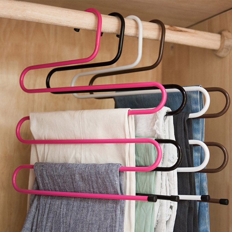 Multilayer Pants Hanger Rack MultiFunctional Clothes Hangers Storage Cupboard Non-slip Organizer Shelf Storage Scarf Tie Holder
Multilayer Pants Hanger Rack MultiFunctional Clothes Hangers Storage Cupboard Non-slip Organizer Shelf Storage Scarf Tie Holder