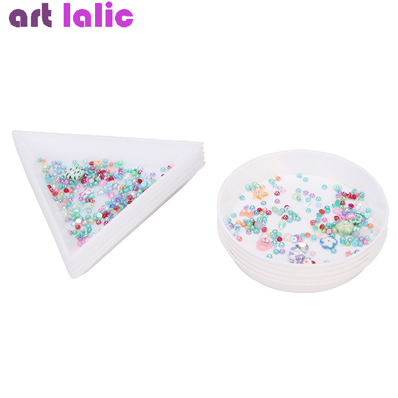 10pcs Round Triangle Plastic Rhinestone Nail Art Box Plate Tray Holder Storage Container Jewelry Glitter Dish Manicure Tool
10pcs Round Triangle Plastic Rhinestone Nail Art Box Plate Tray Holder Storage Container Jewelry Glitter Dish Manicure Tool