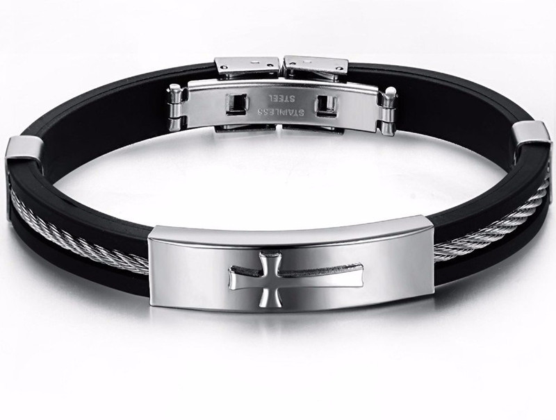 Hot sale Silvery Black Stainless Steel Rope Cross Decorated Vintage Bangle Bracelet Men's Gift Special Wholesale Jewelry, Golden;silver
Hot sale Silvery Black Stainless Steel Rope Cross Decorated Vintage Bangle Bracelet Men's Gift Special Wholesale Jewelry, Golden;silver