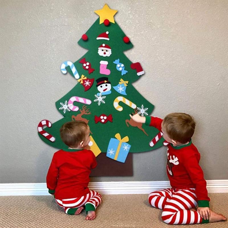 Christmas Decoration Children's Handmade Diy Three-dimensional Felt Cloth Christmas Tree Tree Hanging
Christmas Decoration Children's Handmade Diy Three-dimensional Felt Cloth Christmas Tree Tree Hanging