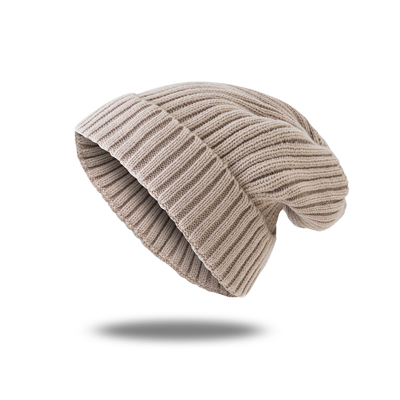 Women winter Hat Fashion Baggy Bonnet Beanies Female Knitted Winter Hats Soft Skiing Slouchy Beanie With Back Opening