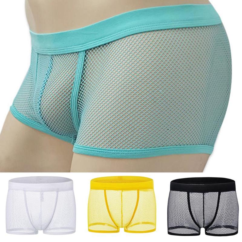 Breathable Ice Silk Solid Men Cool Underpant U Convex Design Underwear Mesh Sexy Trunks Low Waist Sport Hot, Black
Breathable Ice Silk Solid Men Cool Underpant U Convex Design Underwear Mesh Sexy Trunks Low Waist Sport Hot, Black