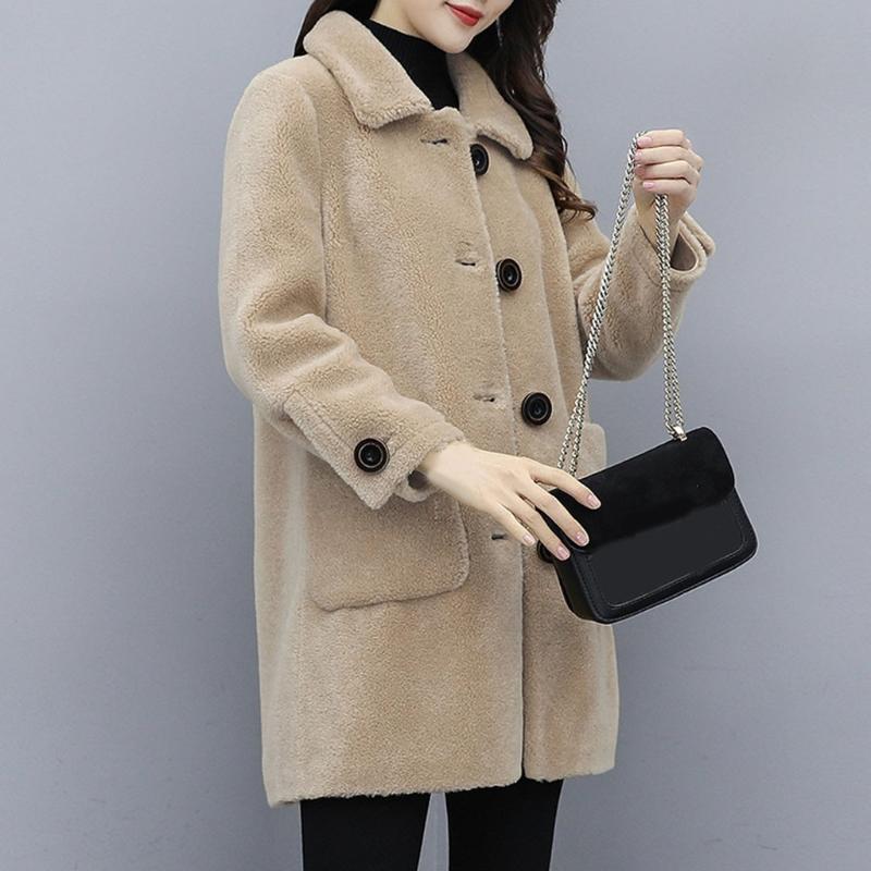 CHAMSGEND New Winter Coat Cashmere Trench Jacket Women Casual Coat Thickness Warm Button Plus Size Padded Pocket Jackets 1108, Bu
CHAMSGEND New Winter Coat Cashmere Trench Jacket Women Casual Coat Thickness Warm Button Plus Size Padded Pocket Jackets 1108, Bu