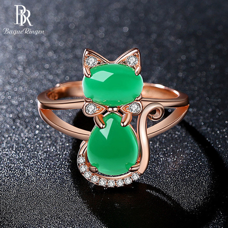 Bague Ringen Delicate Agate Ring for Women Silver 925 Jewelry Gemstones Cute Cat Animal Opening adjustable Rose Gold Color Gifts
Bague Ringen Delicate Agate Ring for Women Silver 925 Jewelry Gemstones Cute Cat Animal Opening adjustable Rose Gold Color Gifts