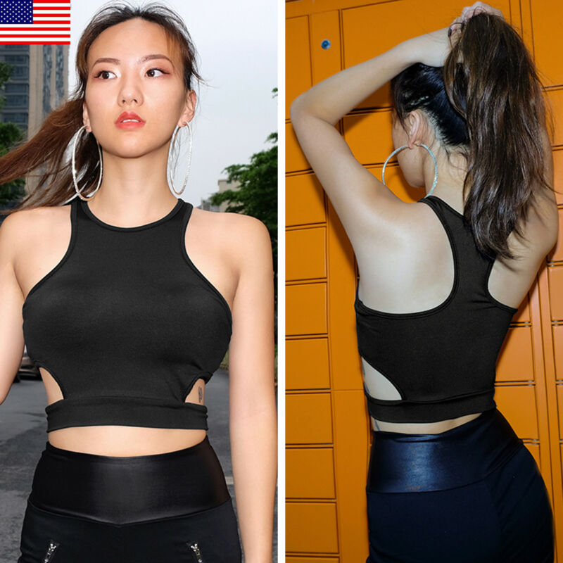 Hirigin Sexy Women Sports Bra Top Female Hollow Out Racerback Sleeveless Seamless Fitness Gym Yoga Vest Tank Crop Tops Brassiere, Black
Hirigin Sexy Women Sports Bra Top Female Hollow Out Racerback Sleeveless Seamless Fitness Gym Yoga Vest Tank Crop Tops Brassiere, Black