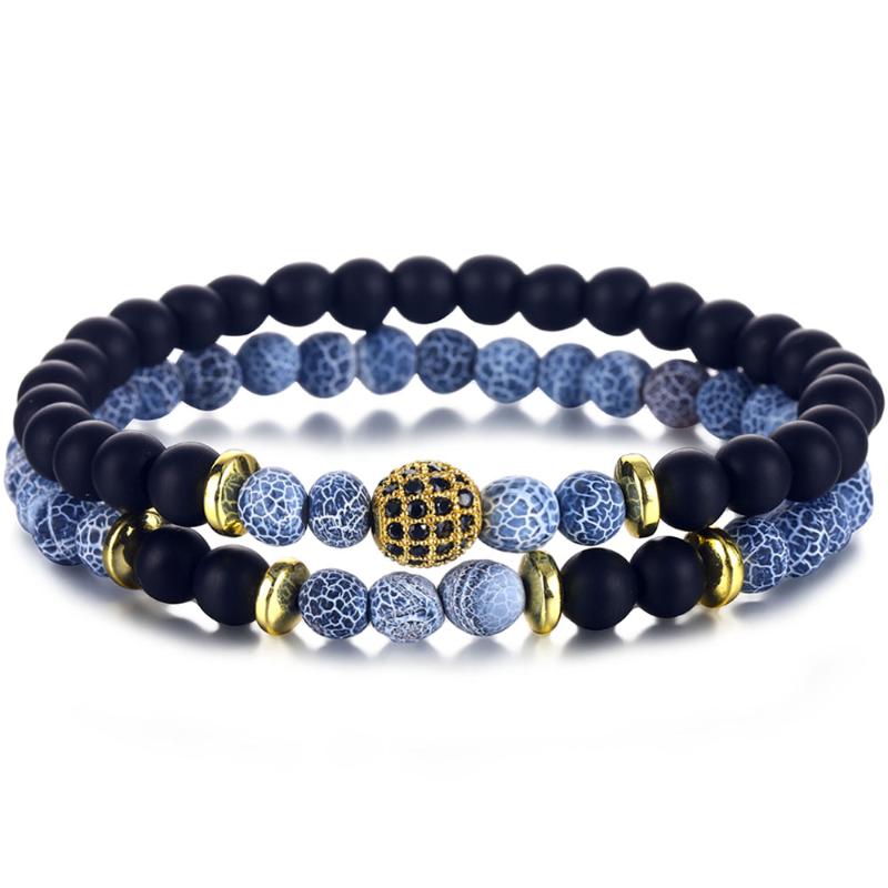 KINFOLK 2 Pcs Natural Stone Beads Bracelet For Men and Women Black Onyx Stone Tibetan Buddha Homme Bracelets Male Jewelry
KINFOLK 2 Pcs Natural Stone Beads Bracelet For Men and Women Black Onyx Stone Tibetan Buddha Homme Bracelets Male Jewelry