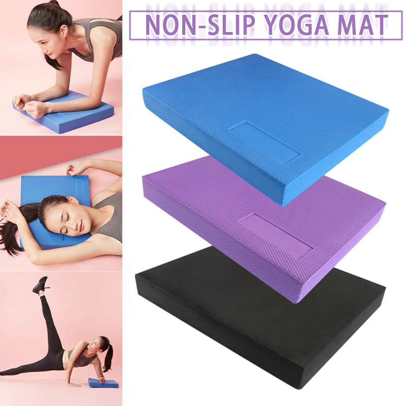 Thicken Yoga Mat Anti-Slip Sport Pad Odorless for Fitness Pilates Exercise Solid Color H7JP, Black
Thicken Yoga Mat Anti-Slip Sport Pad Odorless for Fitness Pilates Exercise Solid Color H7JP, Black