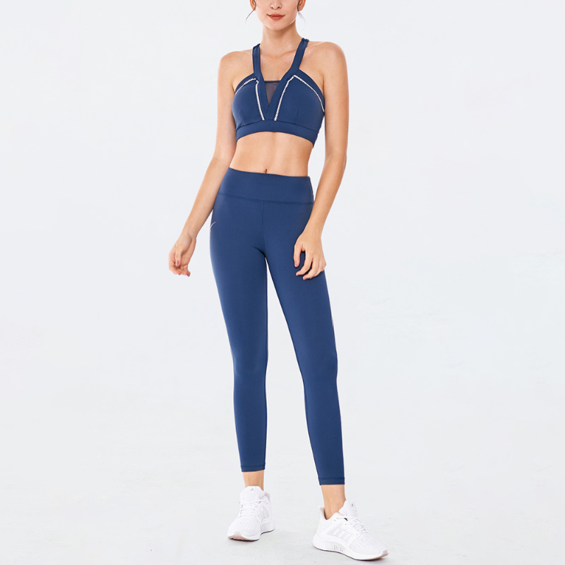 European and American Yoga Set Women' Printed Tight Trousers Beautyrest Sports Bra Fitness Two Sets, Black
European and American Yoga Set Women' Printed Tight Trousers Beautyrest Sports Bra Fitness Two Sets, Black