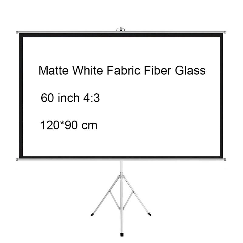 60 inch 4:3 Portable Indoor Outdoor Projector Screen Matte White Fabric Fiber Screen With Pull Up Foldable Stand Tripod
60 inch 4:3 Portable Indoor Outdoor Projector Screen Matte White Fabric Fiber Screen With Pull Up Foldable Stand Tripod