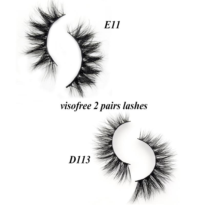 2 Pairs Visfofree Mink Eyelashes Natural Long 3D Mink Lashes Hand Made False Eyelashes Full Strip Lashes Makeup False Eyelash
2 Pairs Visfofree Mink Eyelashes Natural Long 3D Mink Lashes Hand Made False Eyelashes Full Strip Lashes Makeup False Eyelash