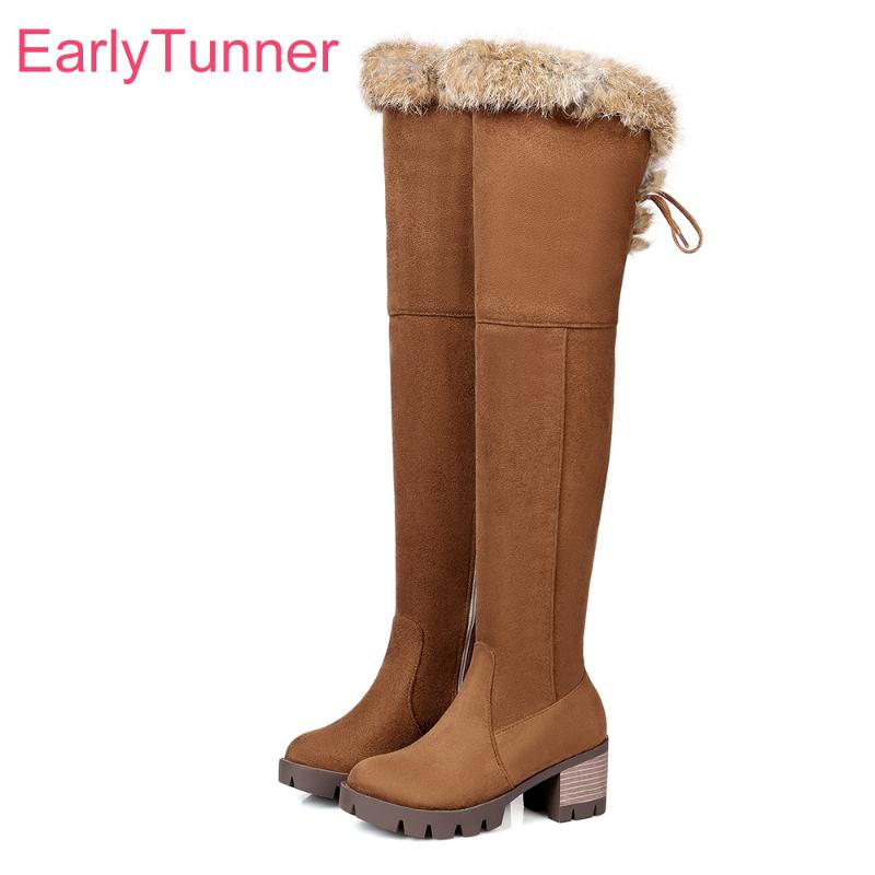 Brand New Winter Furry Warm Black Women Thigh High Snow Boots Brown Lady Over knee Shoes Chunky Heel EC93 Plus Big Size 10 32 46
Brand New Winter Furry Warm Black Women Thigh High Snow Boots Brown Lady Over knee Shoes Chunky Heel EC93 Plus Big Size 10 32 46