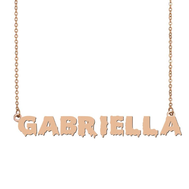 Gabriella Name Necklace , Cool Bloody Art Name Necklace for Halloween and Santa's Day Jewelry Gift for Kids Boys Girls
Gabriella Name Necklace , Cool Bloody Art Name Necklace for Halloween and Santa's Day Jewelry Gift for Kids Boys Girls