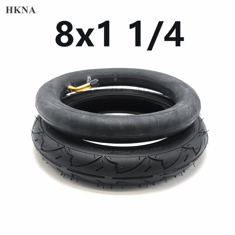 Good Quality 8X1 1/4 Inner Outer Tyre 8*1 1/4 Inflation Wheel Tire for Bike Electric / Gas Scooter
Good Quality 8X1 1/4 Inner Outer Tyre 8*1 1/4 Inflation Wheel Tire for Bike Electric / Gas Scooter