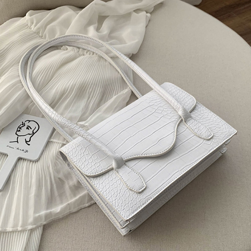 Luxurious Retro Alligator Bag For Women 2020 New Fashion Women Handbag Shoulder Bag Carrying Armpit Message, White
Luxurious Retro Alligator Bag For Women 2020 New Fashion Women Handbag Shoulder Bag Carrying Armpit Message, White