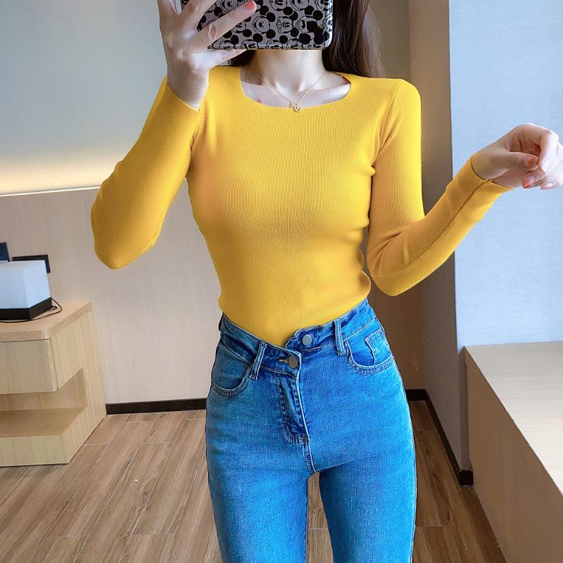 Woman Sexy Slim Knitted Sweater Solid Color Thin Section Pullover High Elasticity Chic Jumper Vintage Sweater, Green
Woman Sexy Slim Knitted Sweater Solid Color Thin Section Pullover High Elasticity Chic Jumper Vintage Sweater, Green
