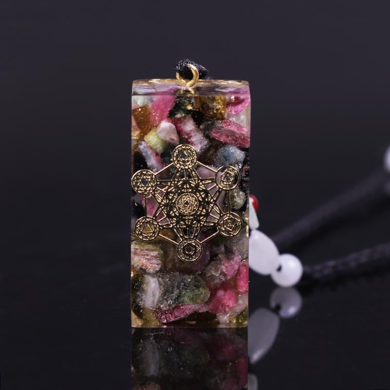 Orgonite Pendant Necklace Natural Tourmaline Energy Healing Yoga Necklace Reiki Symbol Chakra Jewelry Making For Women
Orgonite Pendant Necklace Natural Tourmaline Energy Healing Yoga Necklace Reiki Symbol Chakra Jewelry Making For Women