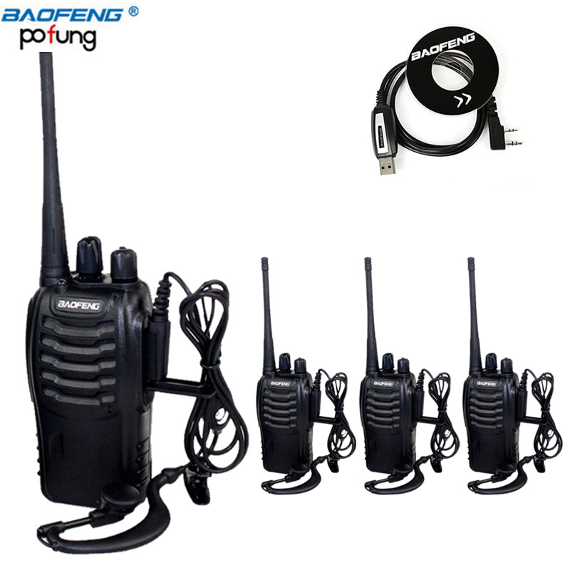 4Pcs Baofeng BF-888S Walkie Talk UHF Two Way Radio BF888S Handheld CB Radio set 888S Comunicador Transmitter Transceiver+Headset
4Pcs Baofeng BF-888S Walkie Talk UHF Two Way Radio BF888S Handheld CB Radio set 888S Comunicador Transmitter Transceiver+Headset