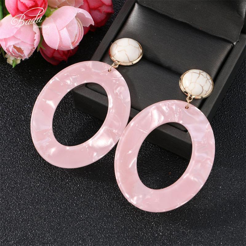Badu Big Bohemian Acetic Acid Earring Round Acrylic Dangle Drop Earrings for Women Holiday Fashion Jewelry Wholesale
Badu Big Bohemian Acetic Acid Earring Round Acrylic Dangle Drop Earrings for Women Holiday Fashion Jewelry Wholesale