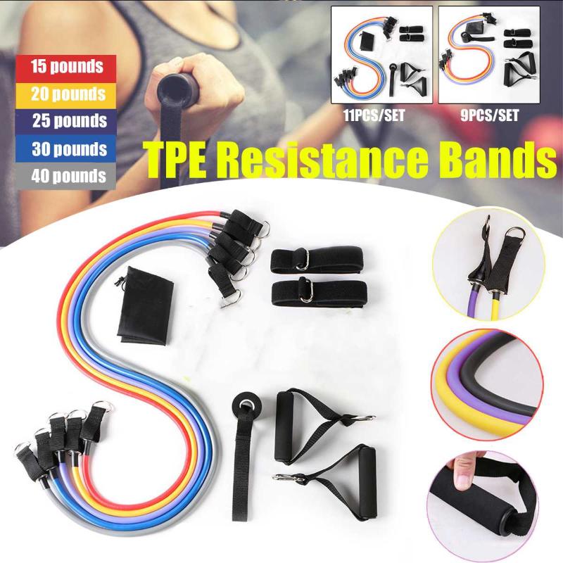 9/11 Pcs Resistance Bands Set Fitness Exercises Resistance Bands Rubber Loop Tube Pedal Workout Yoga Excerciser Training Tools
9/11 Pcs Resistance Bands Set Fitness Exercises Resistance Bands Rubber Loop Tube Pedal Workout Yoga Excerciser Training Tools