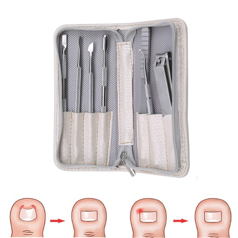 7pcs /set White Manicure Stainless Steel Dead Skin Clip Double Head Steel Push Nail Polish Nail Removal Cutter For Exfoliating
7pcs /set White Manicure Stainless Steel Dead Skin Clip Double Head Steel Push Nail Polish Nail Removal Cutter For Exfoliating