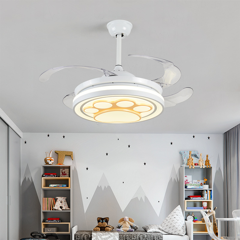 Children's fan Modern minimalist dining room ceiling fan light Nordic bedroom light living room LED electric
Children's fan Modern minimalist dining room ceiling fan light Nordic bedroom light living room LED electric