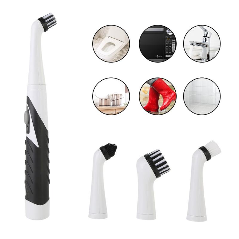 4 in1 Electric Sonic Scrubber Cleaning Brush Household Cleaner Brush with 4 Heads brew
4 in1 Electric Sonic Scrubber Cleaning Brush Household Cleaner Brush with 4 Heads brew