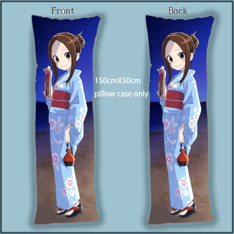 Anime Dakimakura Body Pillow Case Karakai Jouzu No Takagi San Takagisan 150x50cm Home Decoration Pillowcases Printed long, As pic
Anime Dakimakura Body Pillow Case Karakai Jouzu No Takagi San Takagisan 150x50cm Home Decoration Pillowcases Printed long, As pic