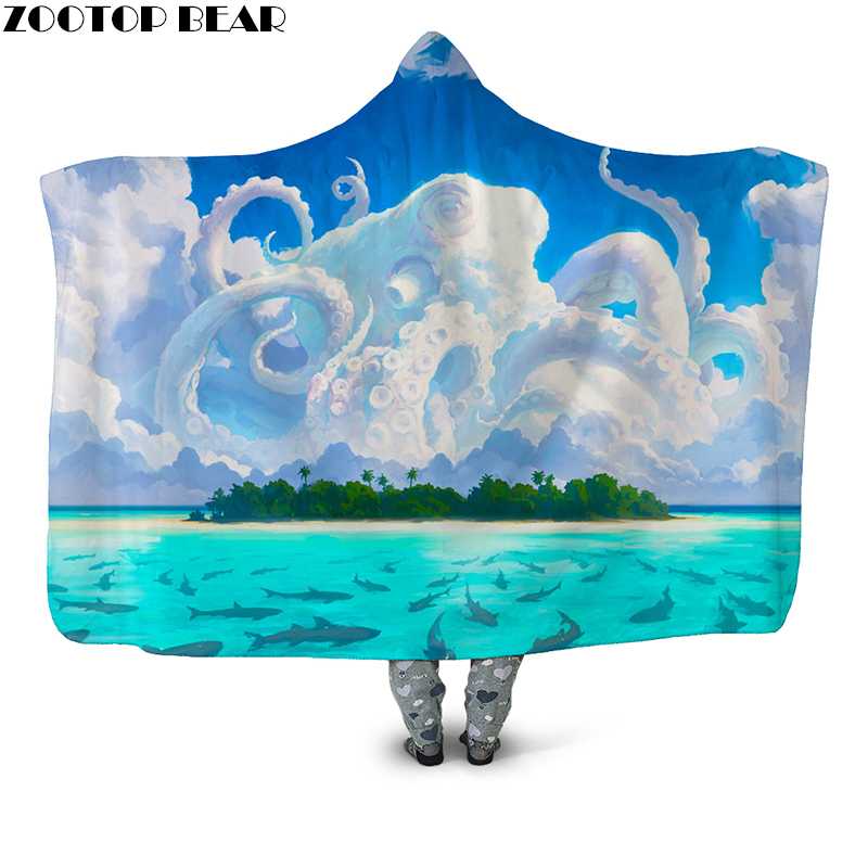 Beach 3D printing Quilts Fashion Boho Style Anime Animal Hooded Blanket Adult Bedding Soft Fleece Blankets Wearable Brand Cloak
Beach 3D printing Quilts Fashion Boho Style Anime Animal Hooded Blanket Adult Bedding Soft Fleece Blankets Wearable Brand Cloak