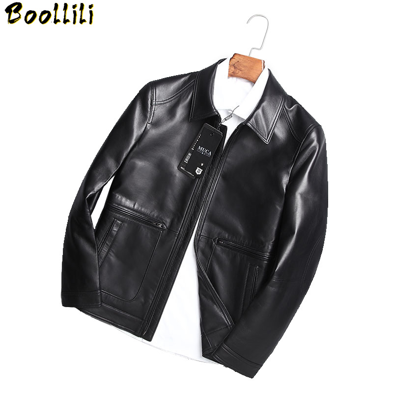 Boollili Mens Leather Jacket Real Genuine Leather Sheepskin Coat Short Motorcycle Jacket Men Clothes Chaqueta Cuero Hombre, Black
Boollili Mens Leather Jacket Real Genuine Leather Sheepskin Coat Short Motorcycle Jacket Men Clothes Chaqueta Cuero Hombre, Black