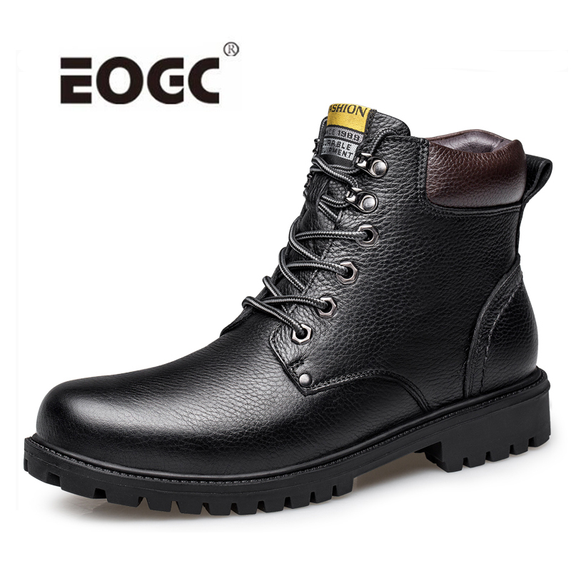 Autumn/Winter Genuine Leather Men Boots Warm Plush Plus Size Ankle Snow Boots Men Anti-skid Outdoor High Quality Shoes, Brown fur
Autumn/Winter Genuine Leather Men Boots Warm Plush Plus Size Ankle Snow Boots Men Anti-skid Outdoor High Quality Shoes, Brown fur