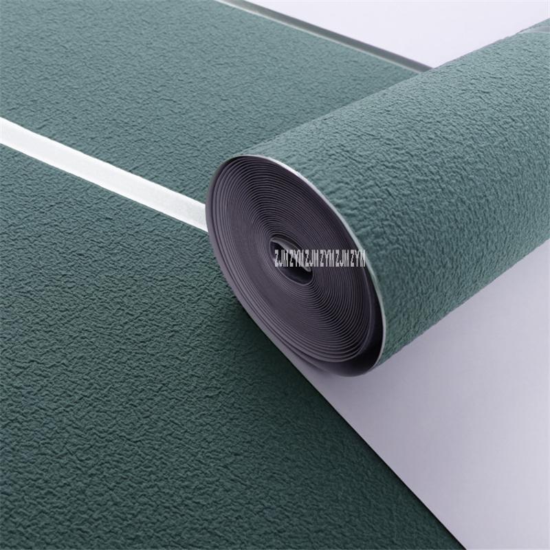 Modern Concise Deer Velvet Non Woven Wallpaper Horizontal Stripe Video Wallpaper Bedroom Suede Fabric TV Background