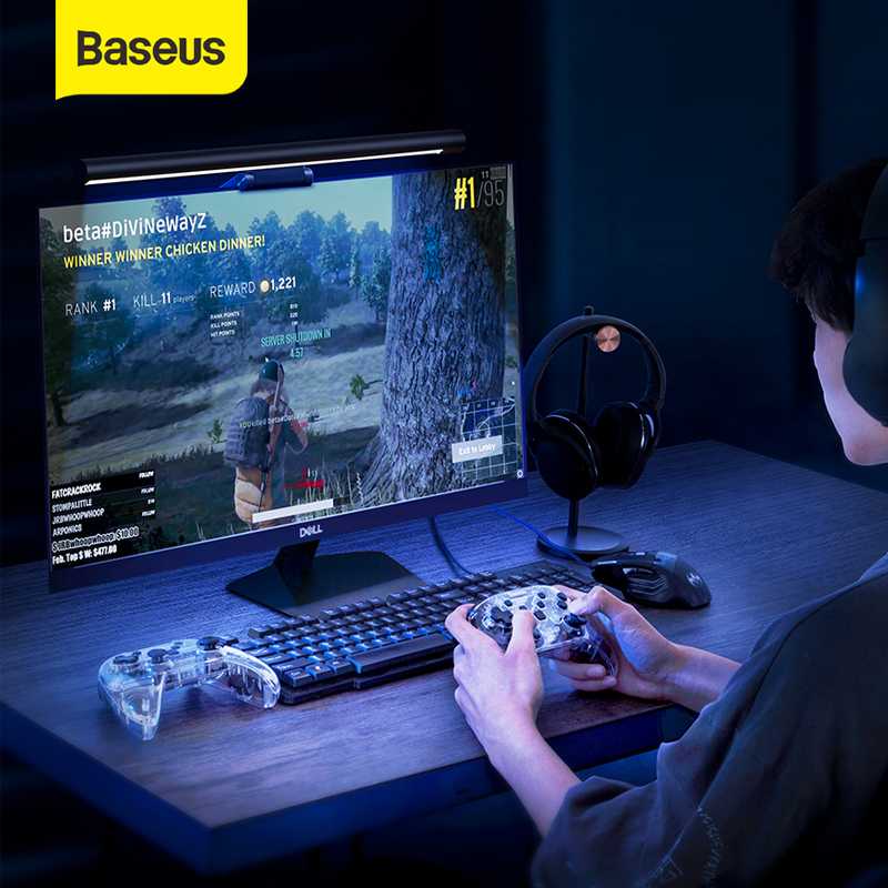 Baseus Led Desk Lamp Stepless Dimming Lamp Computer Screen Eye Protection Hanging Light LED Reading USB Powered For Office Home
Baseus Led Desk Lamp Stepless Dimming Lamp Computer Screen Eye Protection Hanging Light LED Reading USB Powered For Office Home
