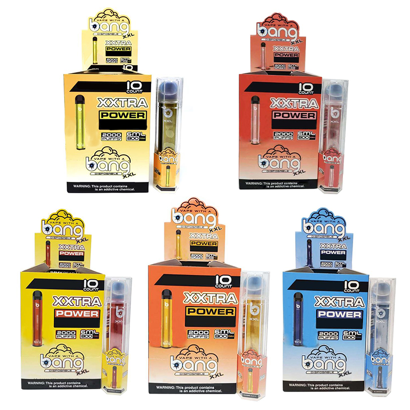 Bang XXL Disposable Vapes Pen Device Puff 800mAh Empty 6ml Pods Battery 2000 Puffs XL XXtra Kit VS Breeze Plus Xtra Xtrec
Bang XXL Disposable Vapes Pen Device Puff 800mAh Empty 6ml Pods Battery 2000 Puffs XL XXtra Kit VS Breeze Plus Xtra Xtrec