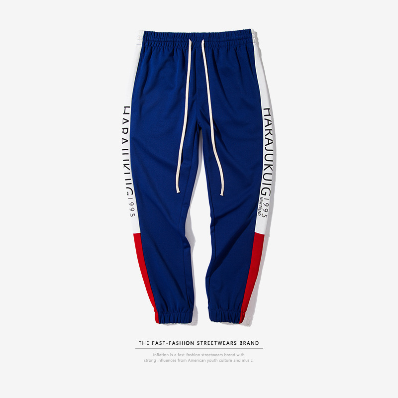 INFLATION Mens Streetwear Sweatpants 2020 Hip Hop Casual Joggers Sweatpants Men Street Fashion Trousers LJ200827