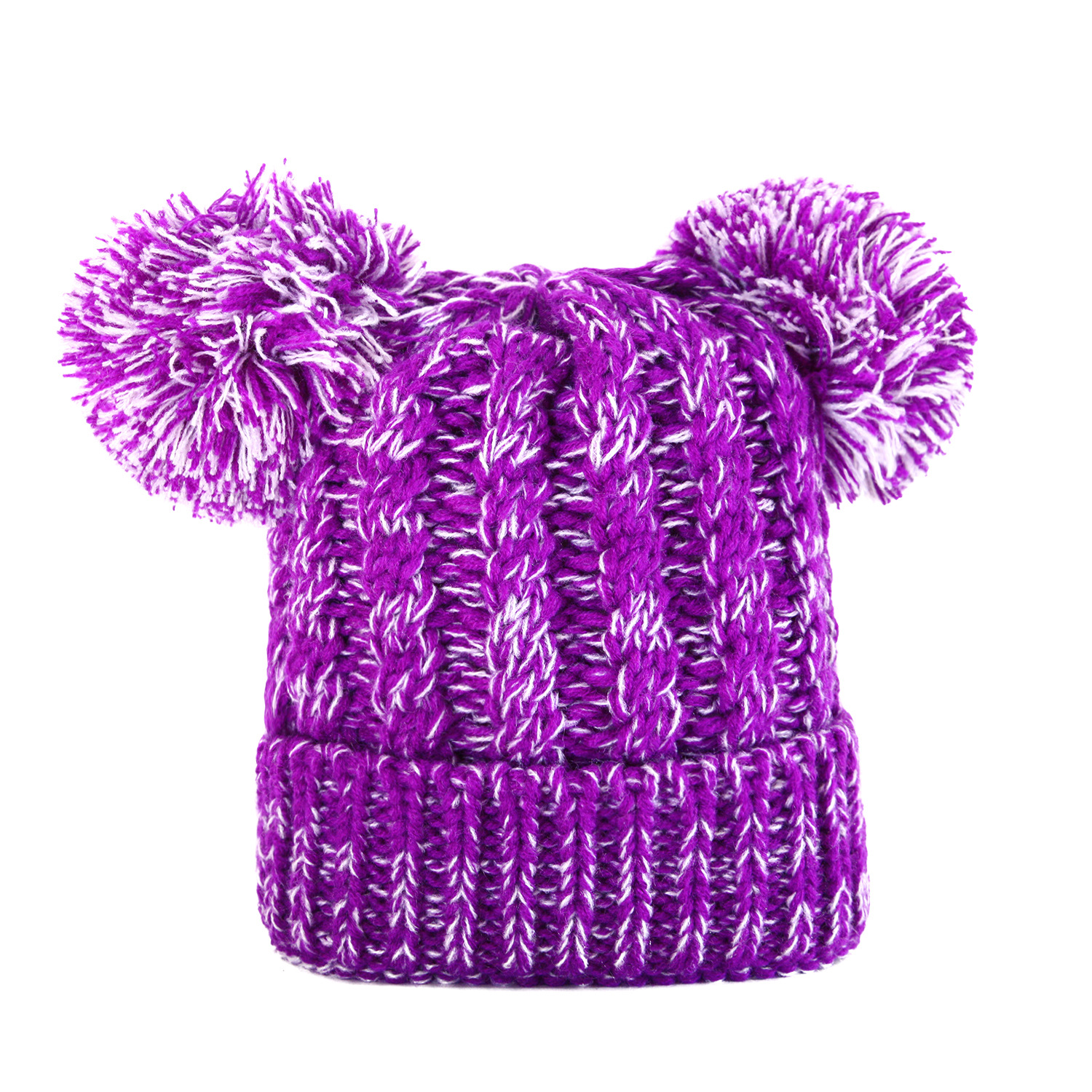 Winter baby Hats Pompom Hat Knitted Boy Cap Cotton Protect The Ears Hat Warm Thick Kids Beanies