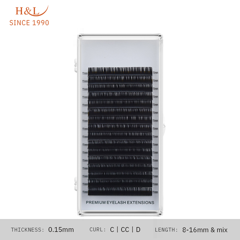 H&L SINCE 1990 16Rows 0.15 thickness individual eyelash lashes maquiagem cilios for professionals soft mink eyelash extension
H&L SINCE 1990 16Rows 0.15 thickness individual eyelash lashes maquiagem cilios for professionals soft mink eyelash extension
