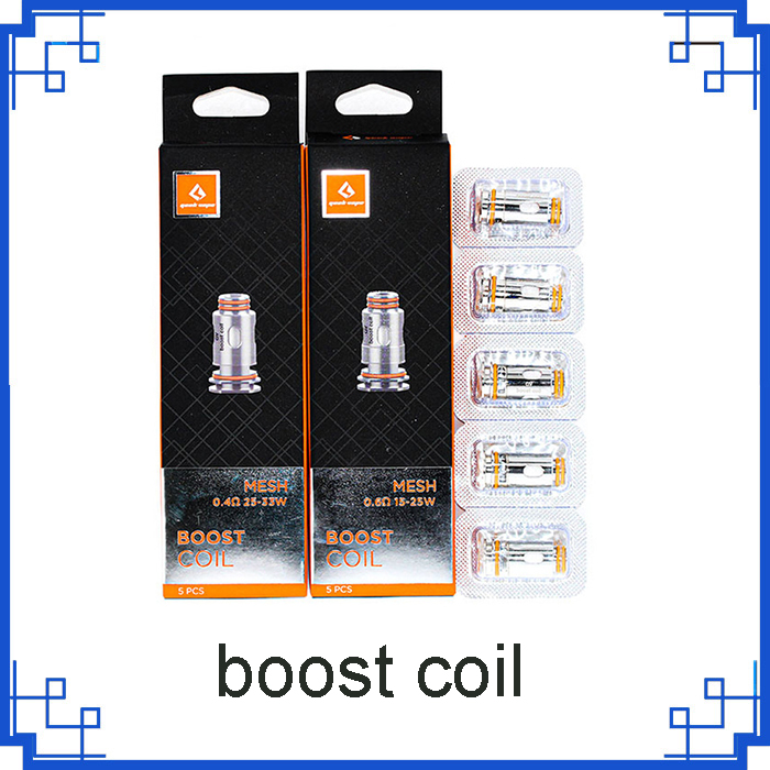 High Quality Geekvape Boost Coils Replacement 0.4ohm 0.6ohm Mesh Coil Head for Pod Mod Vape Pen Kit Core 0266312
High Quality Geekvape Boost Coils Replacement 0.4ohm 0.6ohm Mesh Coil Head for Pod Mod Vape Pen Kit Core 0266312