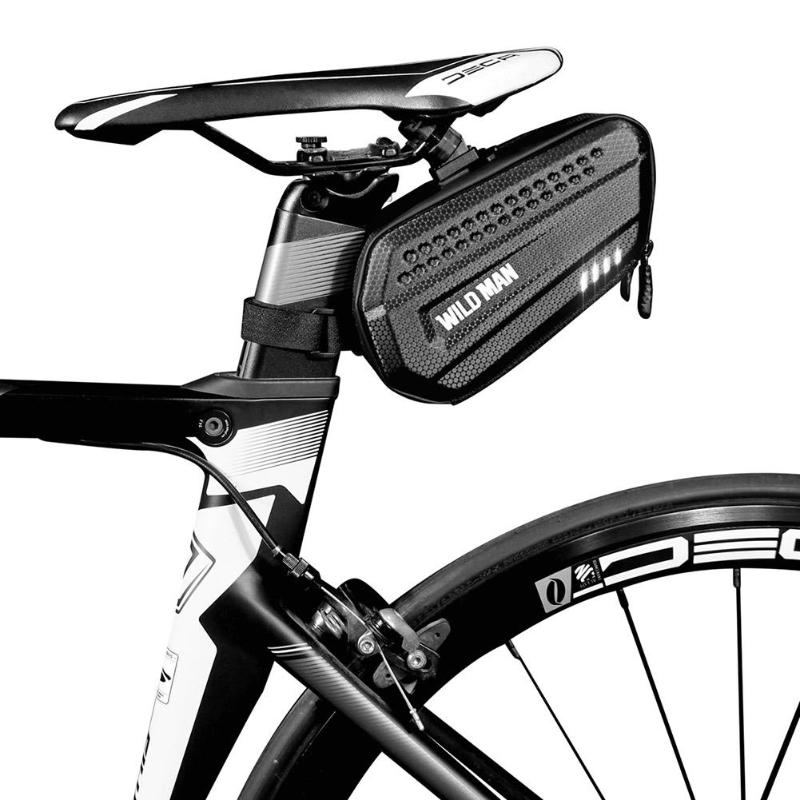 Durable WILD MAN Bicycle Bags Multi-function Bike Seat Tail Hard Phone Pouch Seatpost Bags Bicycle Saddle Rear Bag
Durable WILD MAN Bicycle Bags Multi-function Bike Seat Tail Hard Phone Pouch Seatpost Bags Bicycle Saddle Rear Bag