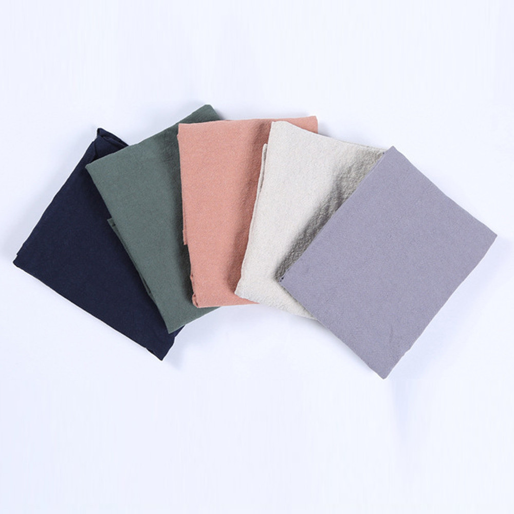 Kitchen Cooking Aprons Women Cotton Linen Cross Back Apron Japanese Style Housework Kitchen Wrap Pinafore apron with pocket Y200108662031