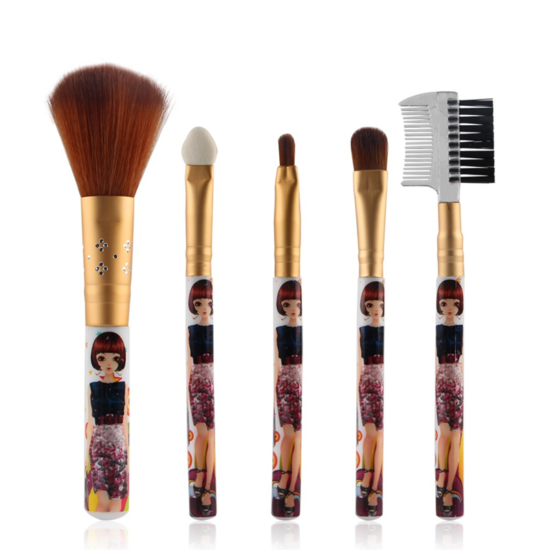 5pcs Professional Makeup Brushes Set Eye Shadow Lip Brow Brush Cartoon Printing Powder Foundation Make Up Tools Drop shipping
5pcs Professional Makeup Brushes Set Eye Shadow Lip Brow Brush Cartoon Printing Powder Foundation Make Up Tools Drop shipping