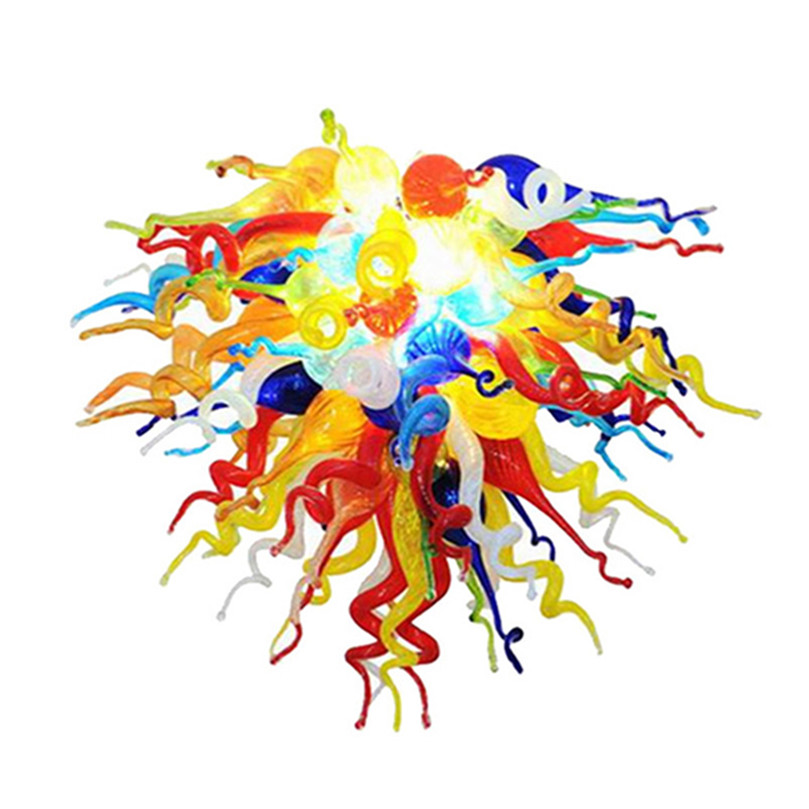 Blown Glass Chandelier Lighting Lights Nordic Pendant Light Multi Colored 36 Inches Excellent lamparas for house decoration living room
Blown Glass Chandelier Lighting Lights Nordic Pendant Light Multi Colored 36 Inches Excellent lamparas for house decoration living room
